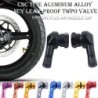 Motorcycle air valve - cap - 90 degree angle - aluminum alloy - 2 piecesMotorbike parts
