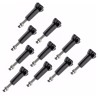 Tripod mount adapter - knob - long thumb screw - for GoProMounts