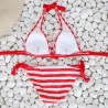 Sexy striped bikini setBeachwear