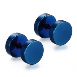 Round dumbbell - stainless steel earringsEarrings