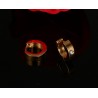 Small hoops earrings - with zirconia - stainless steelEarrings