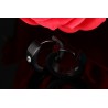 Small hoops earrings - with zirconia - stainless steelEarrings