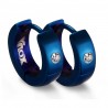 Small hoops earrings - with zirconia - stainless steelEarrings