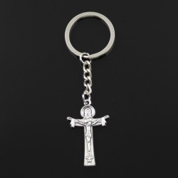 Jesus on the cross - metal keychainKeyrings