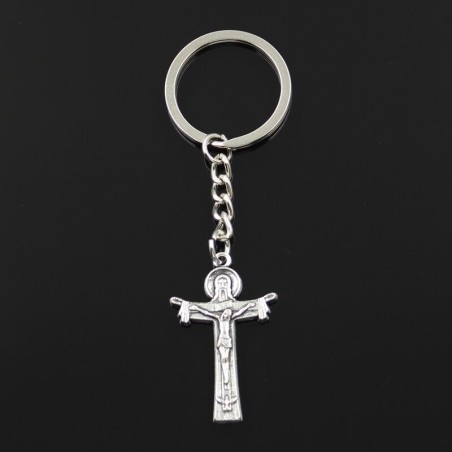 Jesus on the cross - metal keychainKeyrings