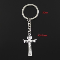 Jesus on the cross - metal keychainKeyrings
