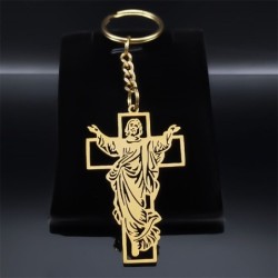 Jesus / cross - metal keychainKeyrings