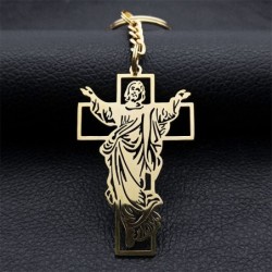 Jesus / cross - metal keychainKeyrings