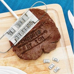 BBQ - meat name branding iron with with changeable lettersBBQ
