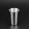 Stainless steel camping cups - with storage bag - 180 ml - 4 piecesOutdoor & Camping