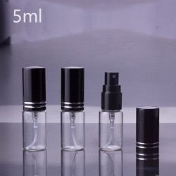Perfume container - empty glass bottle - with atomizer - 5ml / 10 ml / 15 ml - 100 piecesPerfumes
