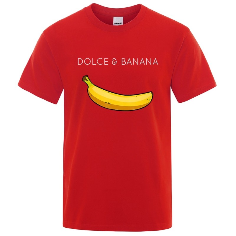 Dolce & Banana - fashion short sleeve t-shirtT-shirts Dolce & Banana - fashion short sleeve t-shirtT-shirts