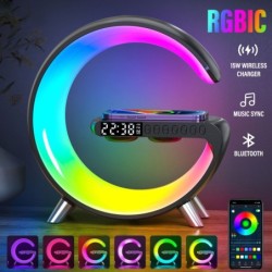 LED night light - RGB - USB - alarm clock / speaker / APP controlClocks