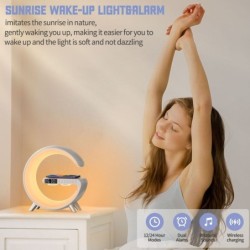 LED night light - RGB - USB - alarm clock / speaker / APP controlClocks