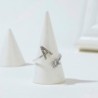Resizable ring - A-Z alphabet letters with rhinestonesRings