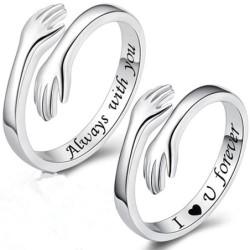 Resizable ring - "I Love You Forever" - unisexRings