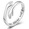 Resizable ring - "I Love You Forever" - unisexRings