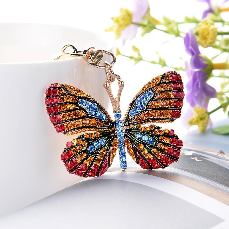 Crystal butterfly - keyringKeyrings