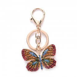 Crystal butterfly - keyringKeyrings
