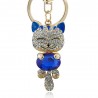 Crystal cat - keychainKeyrings