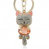 Crystal cat - keychainKeyrings