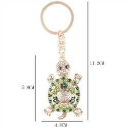 Crystal turtle - keychainKeyrings