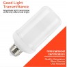 Flame fire effect light - LED bulbE14