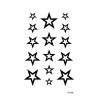 Black temporary tattoo - waterproof stickerStickers