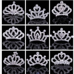 Crystal crown tiara - hair clipHair clips