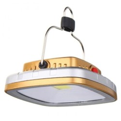 COB LED camping light - solar lantern - with hanging hookSolar lighting