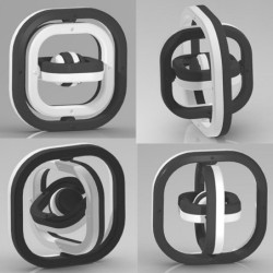 3D fidget spinner - gyro bearing - stress relief toyFidget Spinner