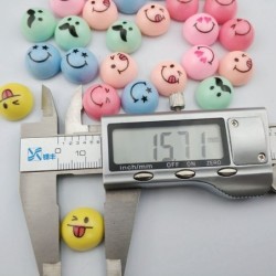 Decorative fridge magnets - smiley faces - 36 piecesFridge magnets