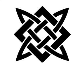 Decorative car sticker - slavic pattern - 15 * 15cmStickers