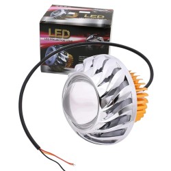 Motorcycle headlight - LED projector - single light - angel / devil eyesTurning lights