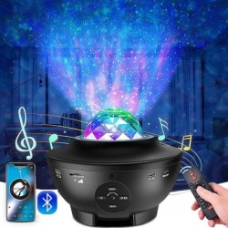 Starry sky projector - LED night light - with speaker - BluetoothLights & lighting