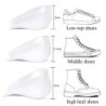 Height increase shoe insoles - silicone gel pads - insole sock - heel / ankle protectionFeet
