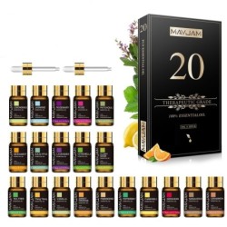 Essentials oils - for diffusers / aromatherapy / bath / massage - 20 pieces - 5mlHumidifiers