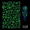 Decorative luminous nails stickersNail stickers