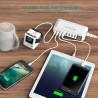 40W - Smart charger - multi port - 8 USB - 5V 8A - LEDChargers