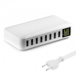 40W - Smart charger - multi port - 8 USB - 5V 8A - LEDChargers