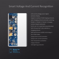 40W - Smart charger - multi port - 8 USB - 5V 8A - LEDChargers