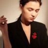 Red crystal goldfish - elegant broochBrooches