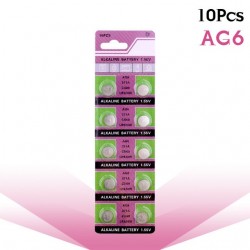AG6 371 D371 605 SR920SW SR69 - alkaline button battery - 10 piecesBattery