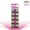 AG6 371 D371 605 SR920SW SR69 - alkaline button battery - 10 piecesBattery