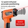 Digital infrared thermometer - laser gun - LCD - IR - non contactThermometers