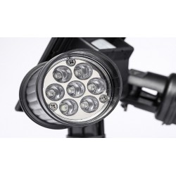 LED solar lamp - PIR motion sensor - dual head spotlight - waterproof wall lightSolar lighting