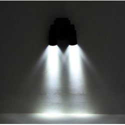 LED solar lamp - PIR motion sensor - dual head spotlight - waterproof wall lightSolar lighting