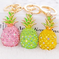 Crystal pineapple - keychainKeyrings