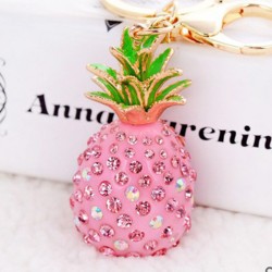 Crystal pineapple - keychainKeyrings