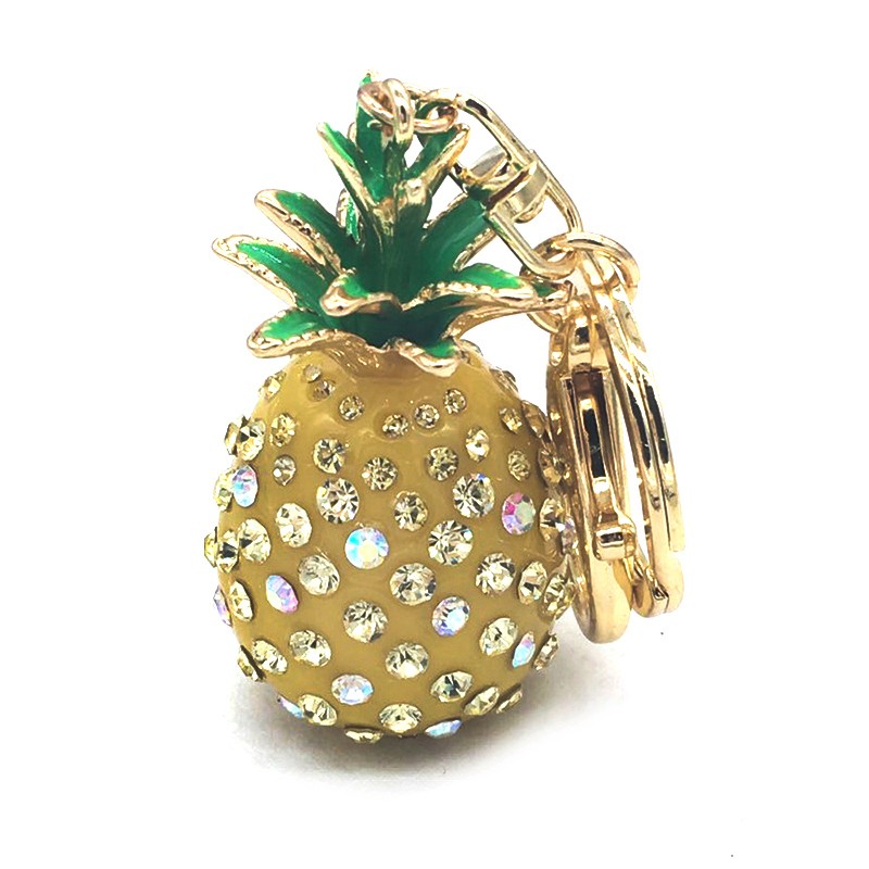 Crystal pineapple - keychainKeyrings